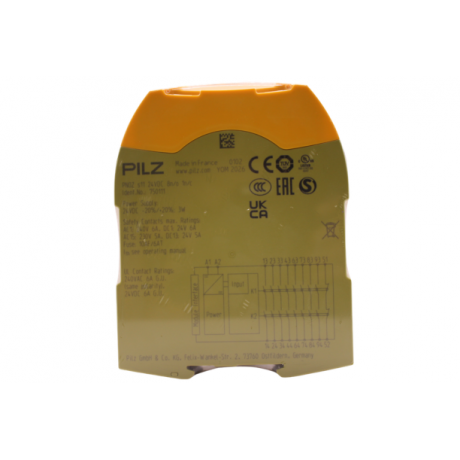 Módulo de Expansión Pilz PNOZ s11 24VDC 8 Contactos N/O, 1 N/C, Bornes de Tornillo, Ref. 750111