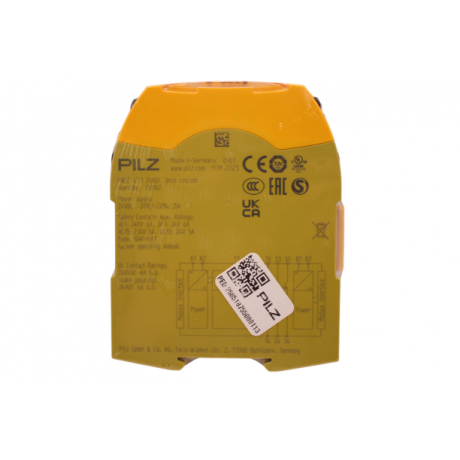 Módulo de Expansión Cascadable Pilz PNOZ s7.1 24VDC  3 Contactos N/O, Bornes de Tornillo, Ref. 750167