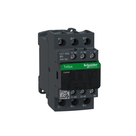 CONTACTOR MAGNÉTICO LC1D25BD SCHNEIDER