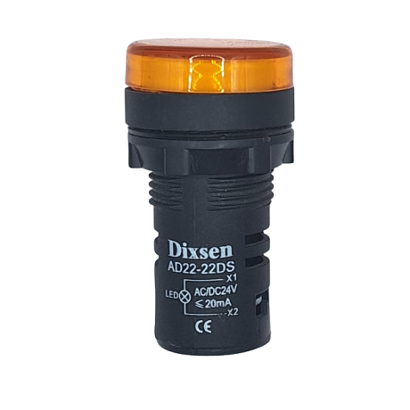 LÁMPARA PILOTO AD22-22DS/Y-24 DIXSEN