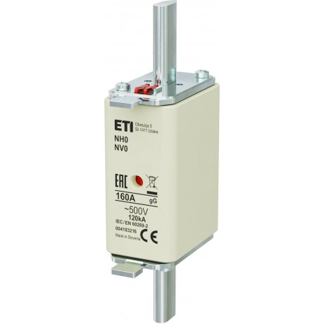 FUSIBLE NH0 gG 160A/500V ETI